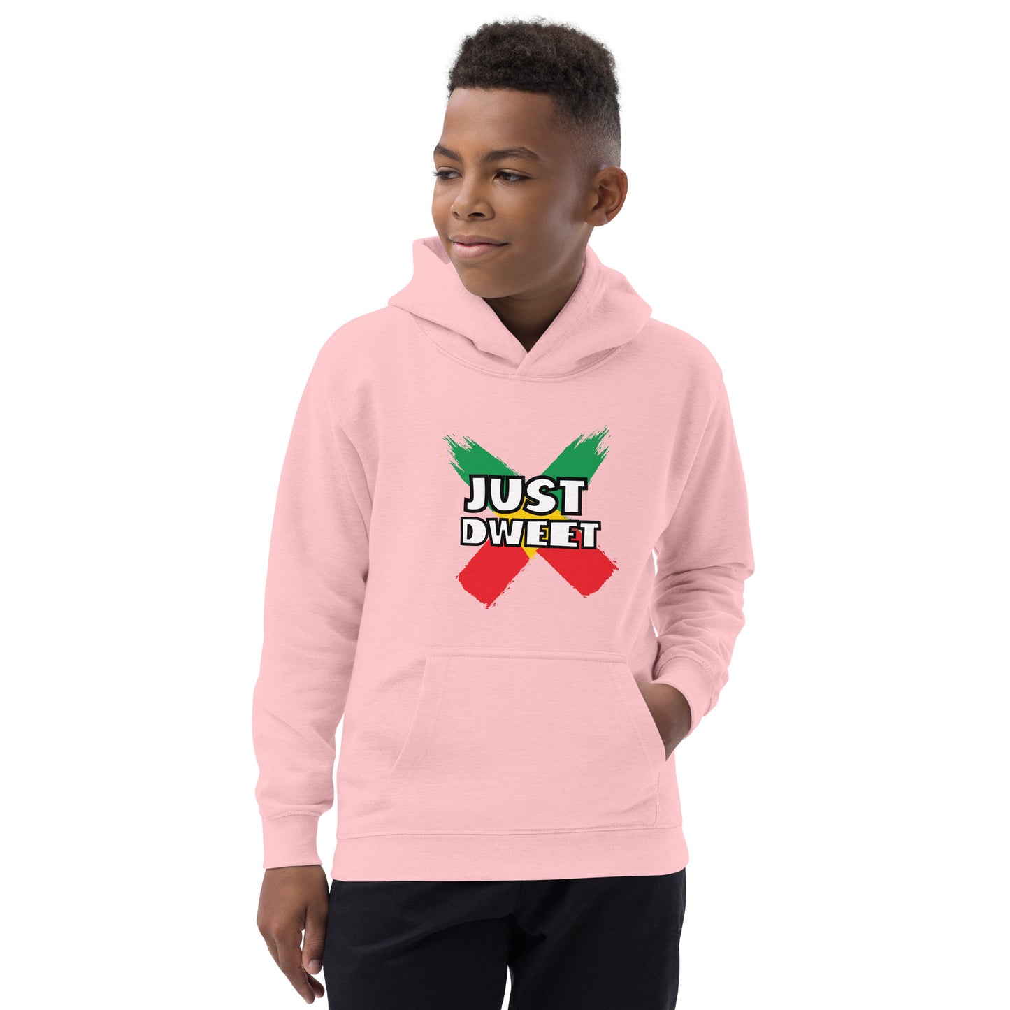 "Just Dweet"-hoodie voor jongeren