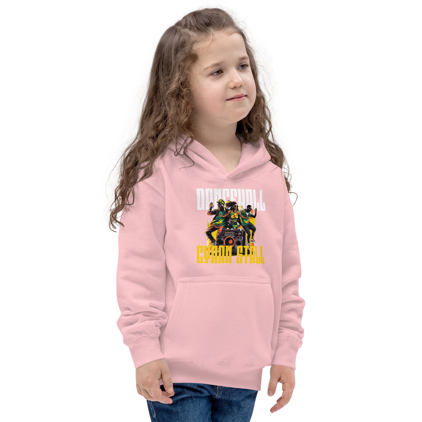 "Dancehall Cyaan Stall"-hoodie voor jongeren