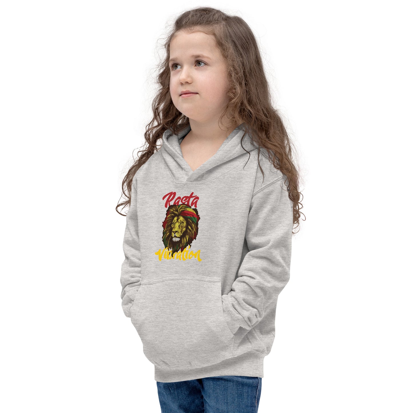 Jeugdhoodie "Rasta Vibration".