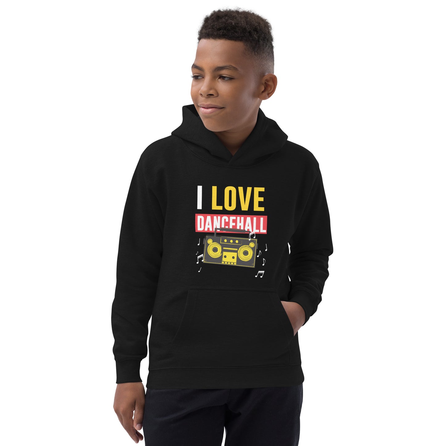 Jeugdhoodie "I love Dancehall".