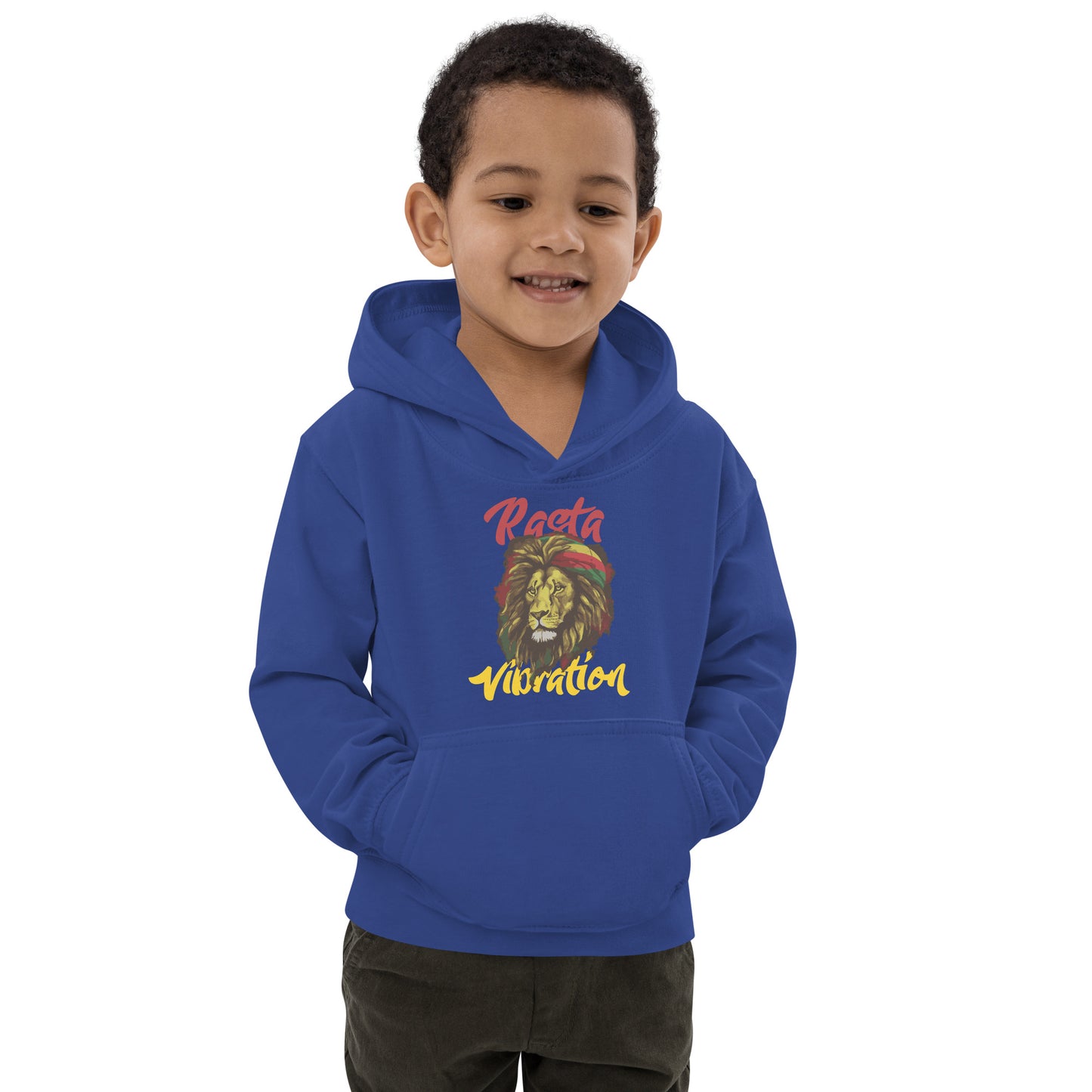 Jeugdhoodie "Rasta Vibration".