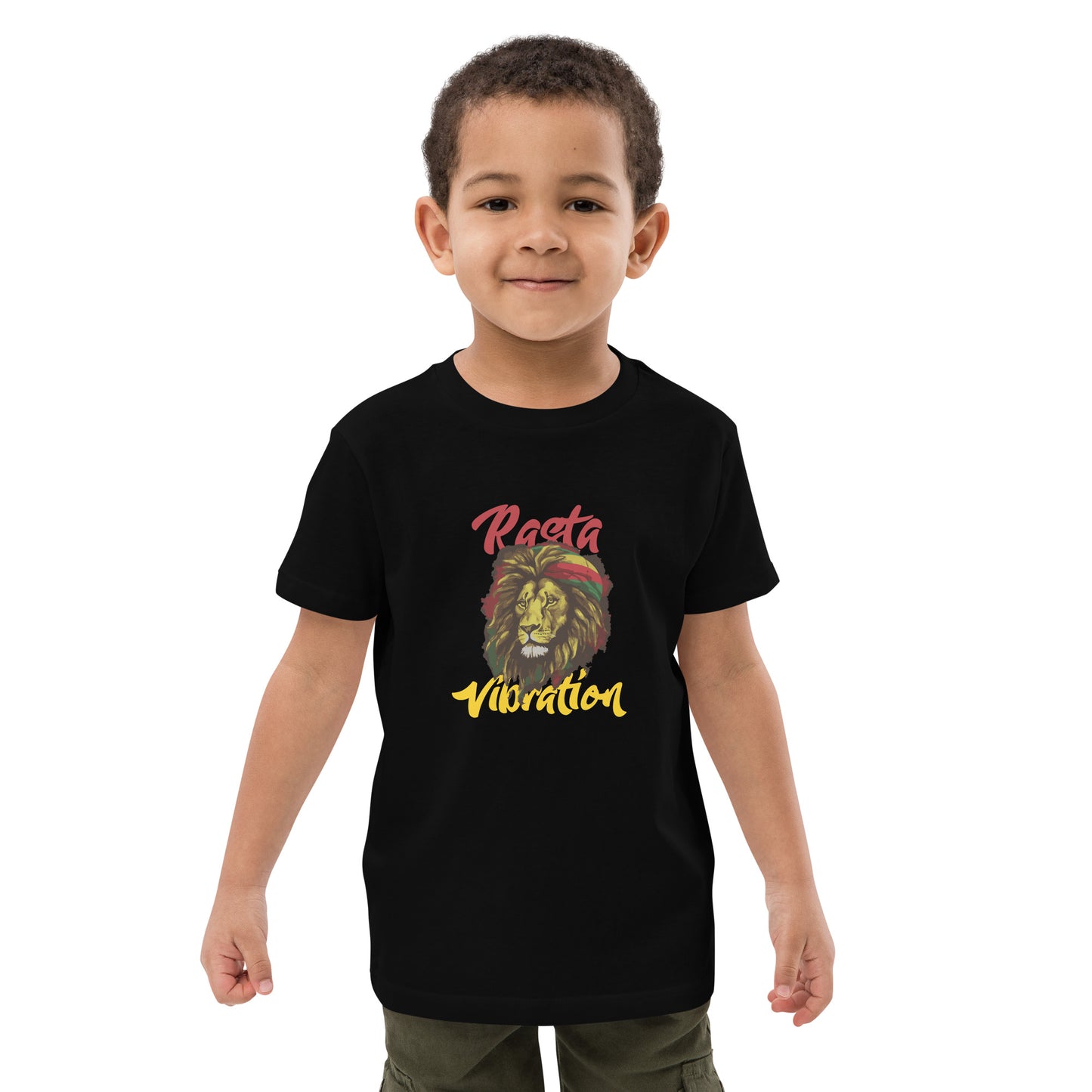 Organic cotton kids "Rasta Vibration" t-shirt