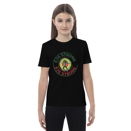Organic cotton kids "876 Strong" t-shirt
