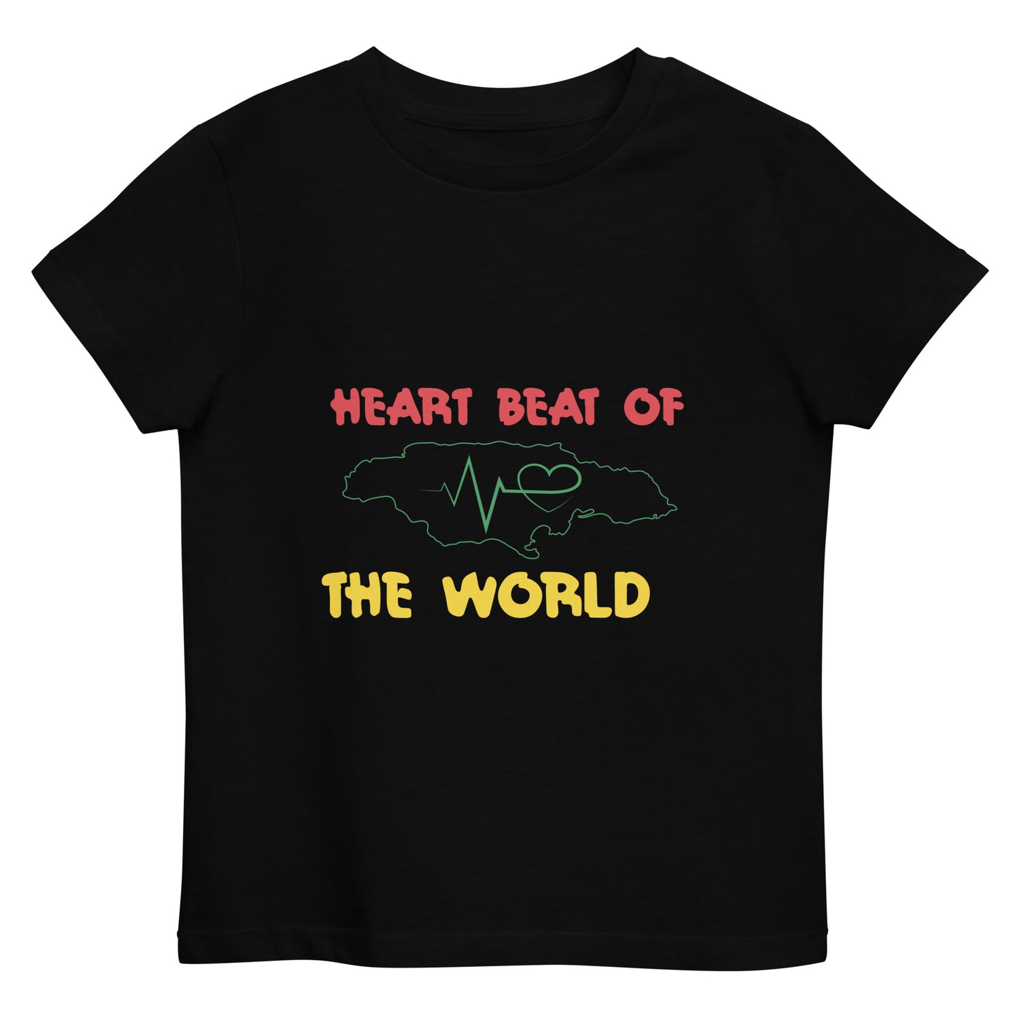 Organic cotton kids "Heartbeat" t-shirt