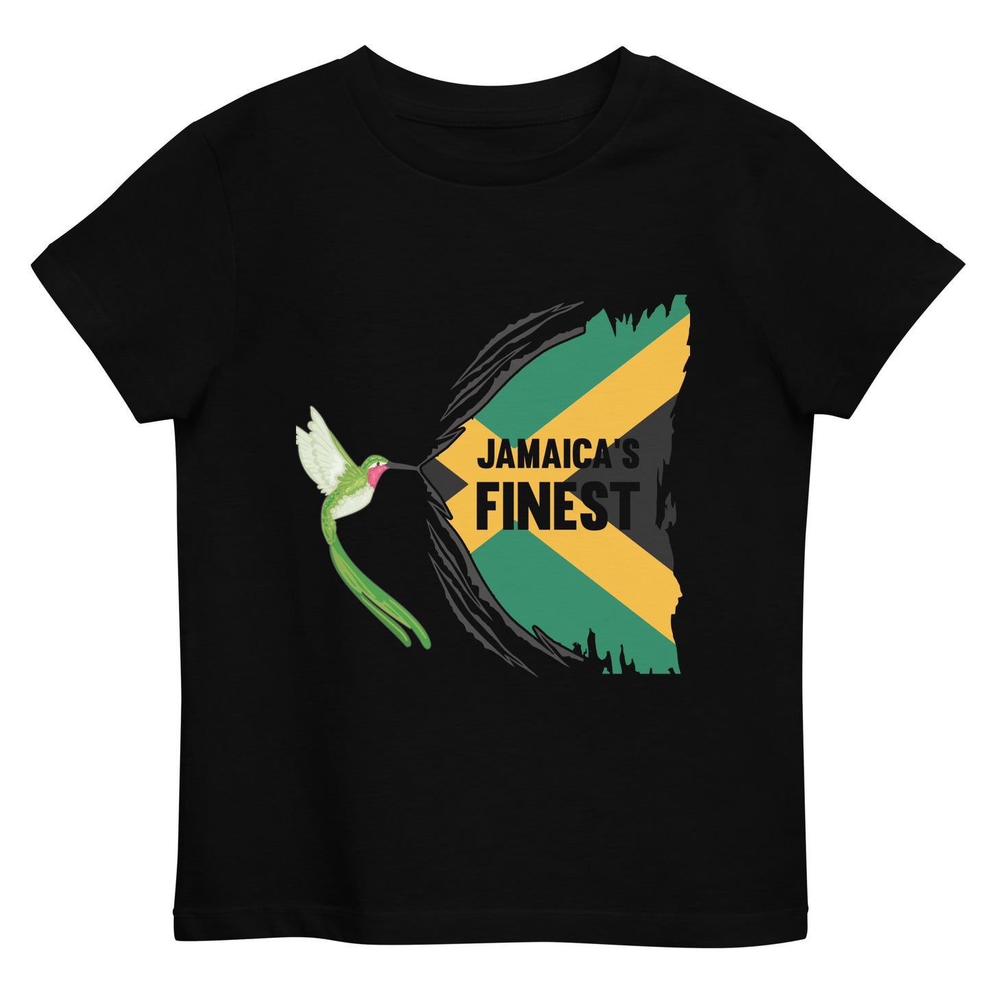 Organic cotton kids "Jamaica's finest" t-shirt