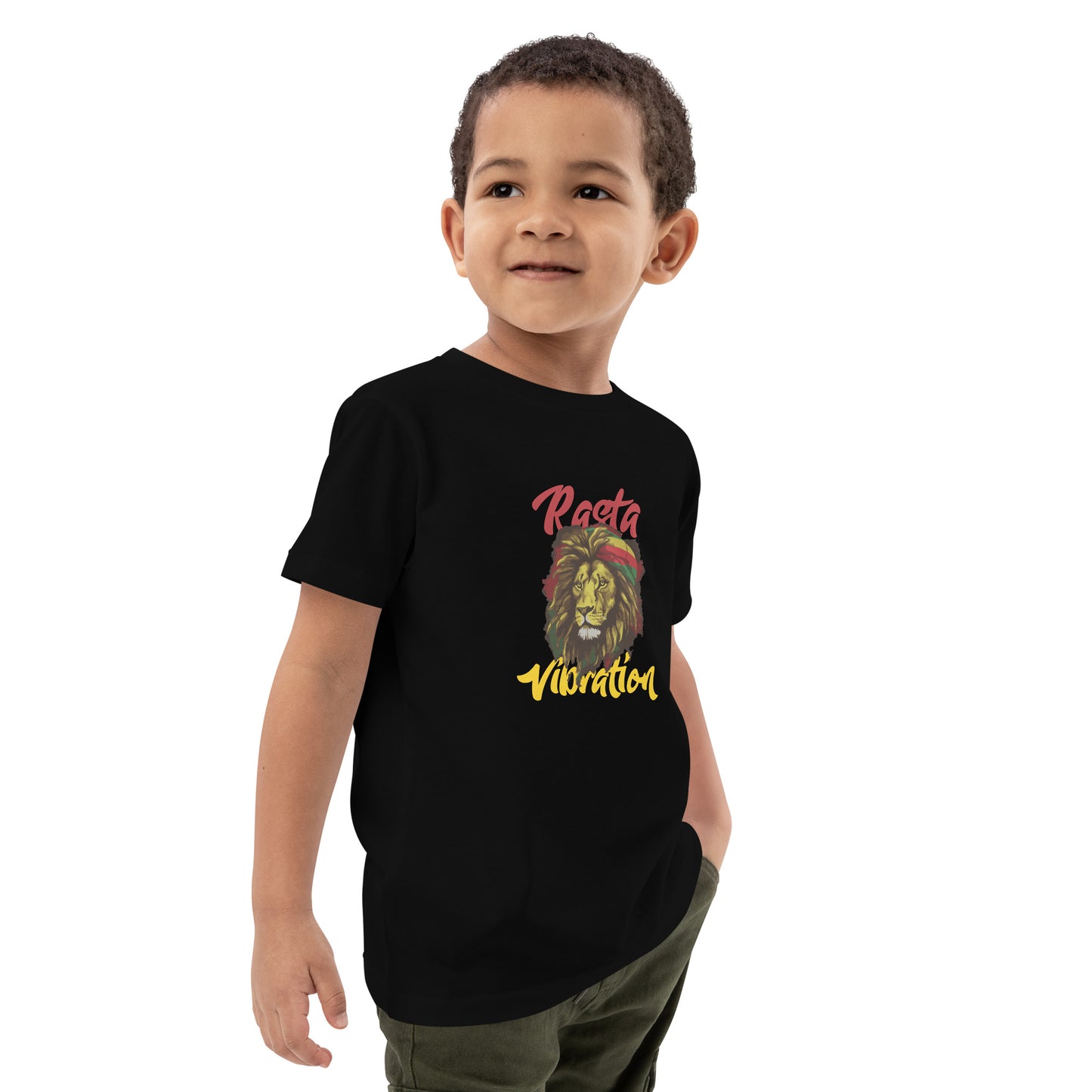 Organic cotton kids "Rasta Vibration" t-shirt