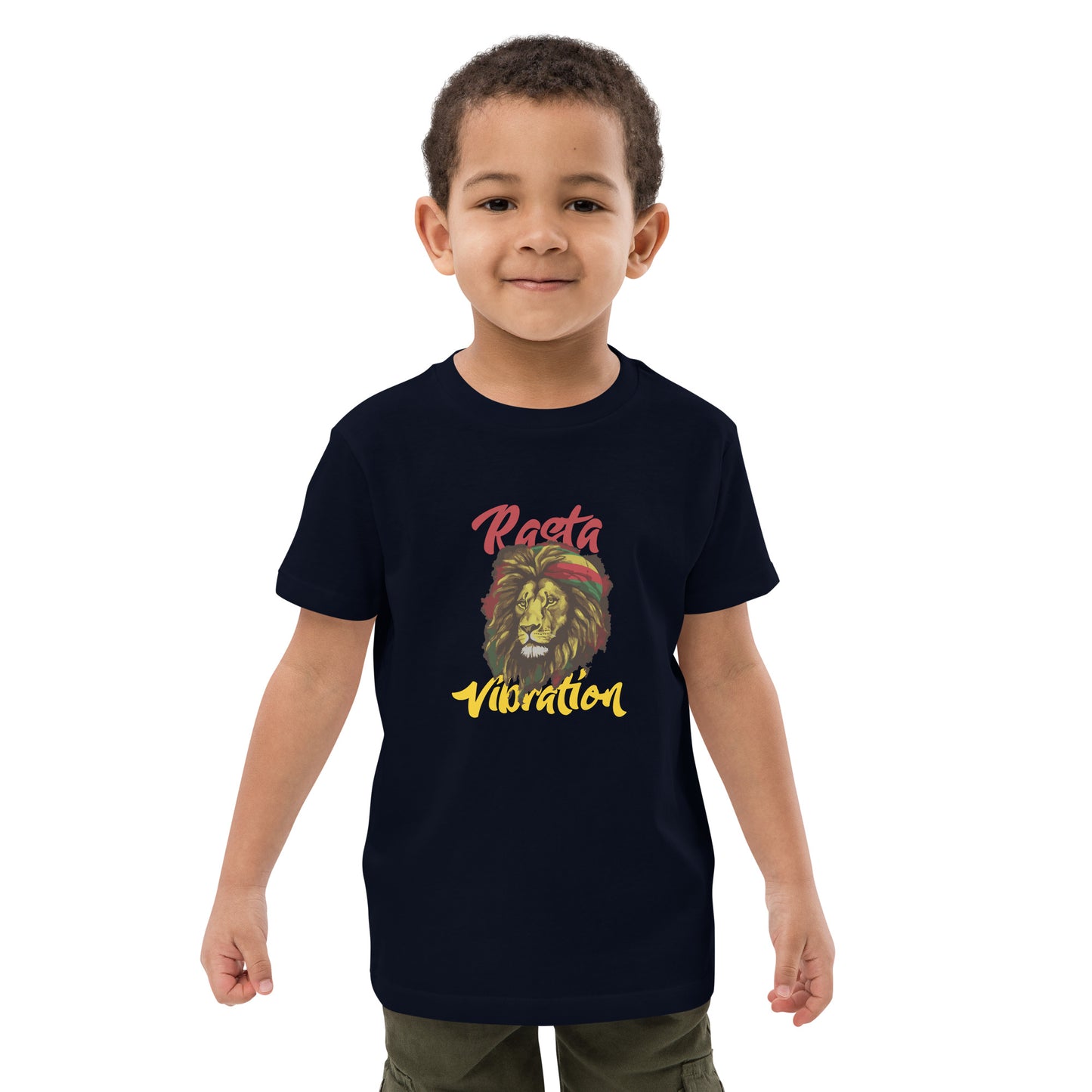 Biologisch katoenen kinder t-shirt "Rasta Vibration".