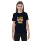 T-shirt enfant en coton bio "I Love Dancehall"