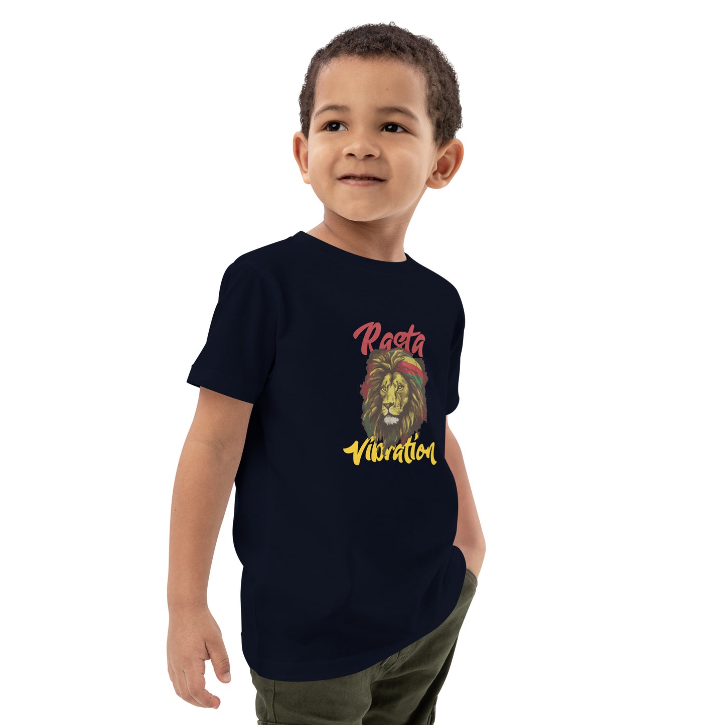 Biologisch katoenen kinder t-shirt "Rasta Vibration".