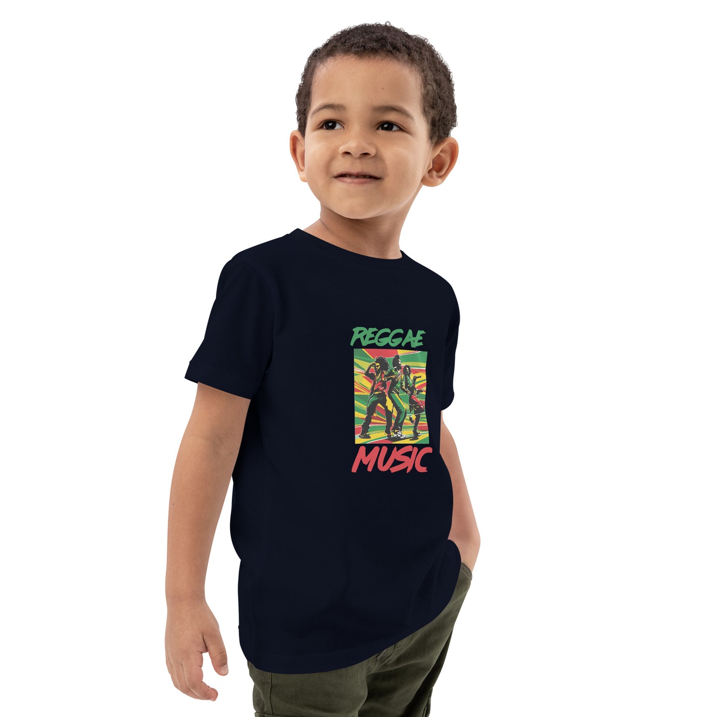 T-shirt enfant "Reggae Music" en coton bio