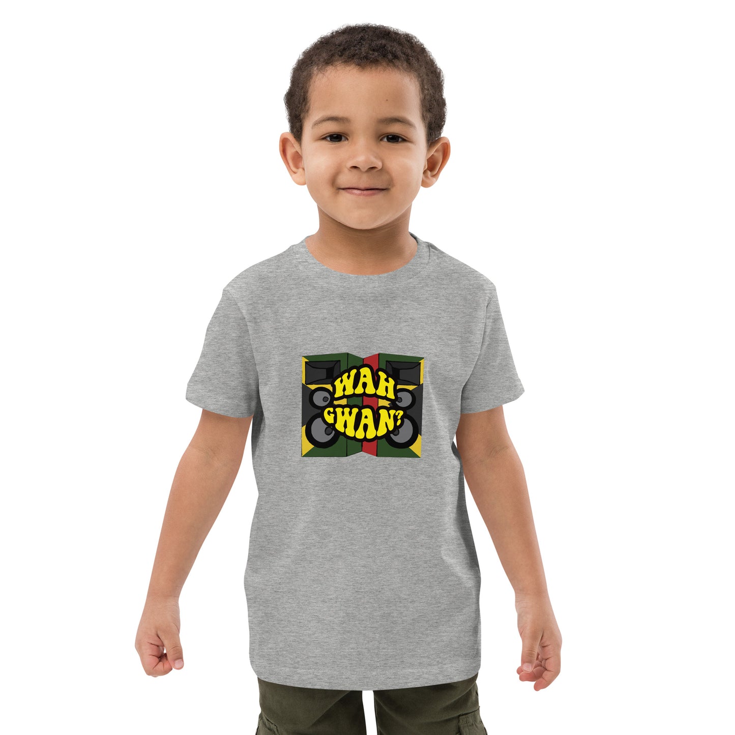 Organic cotton kids "Wah Gwan" t-shirt