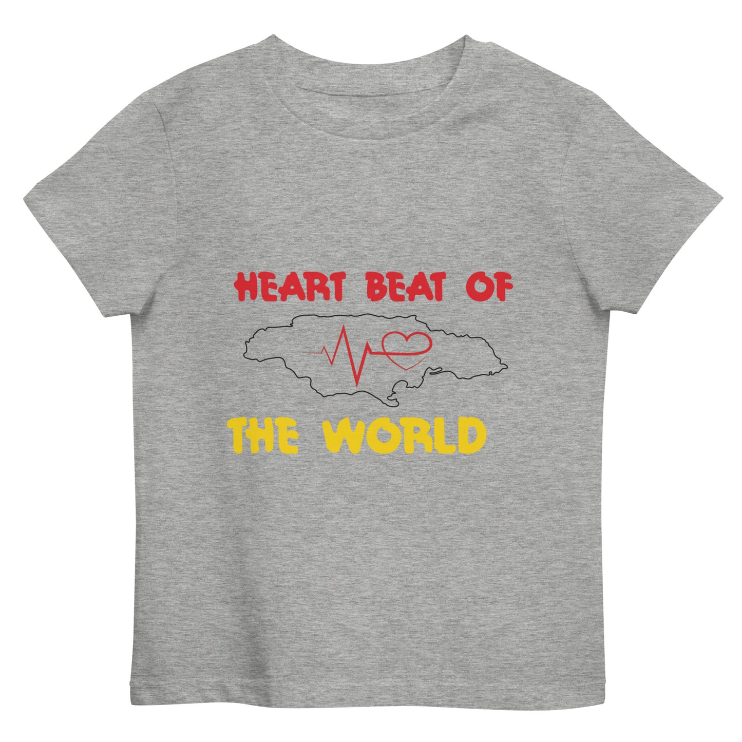 Organic cotton kids "Heartbeat" t-shirt