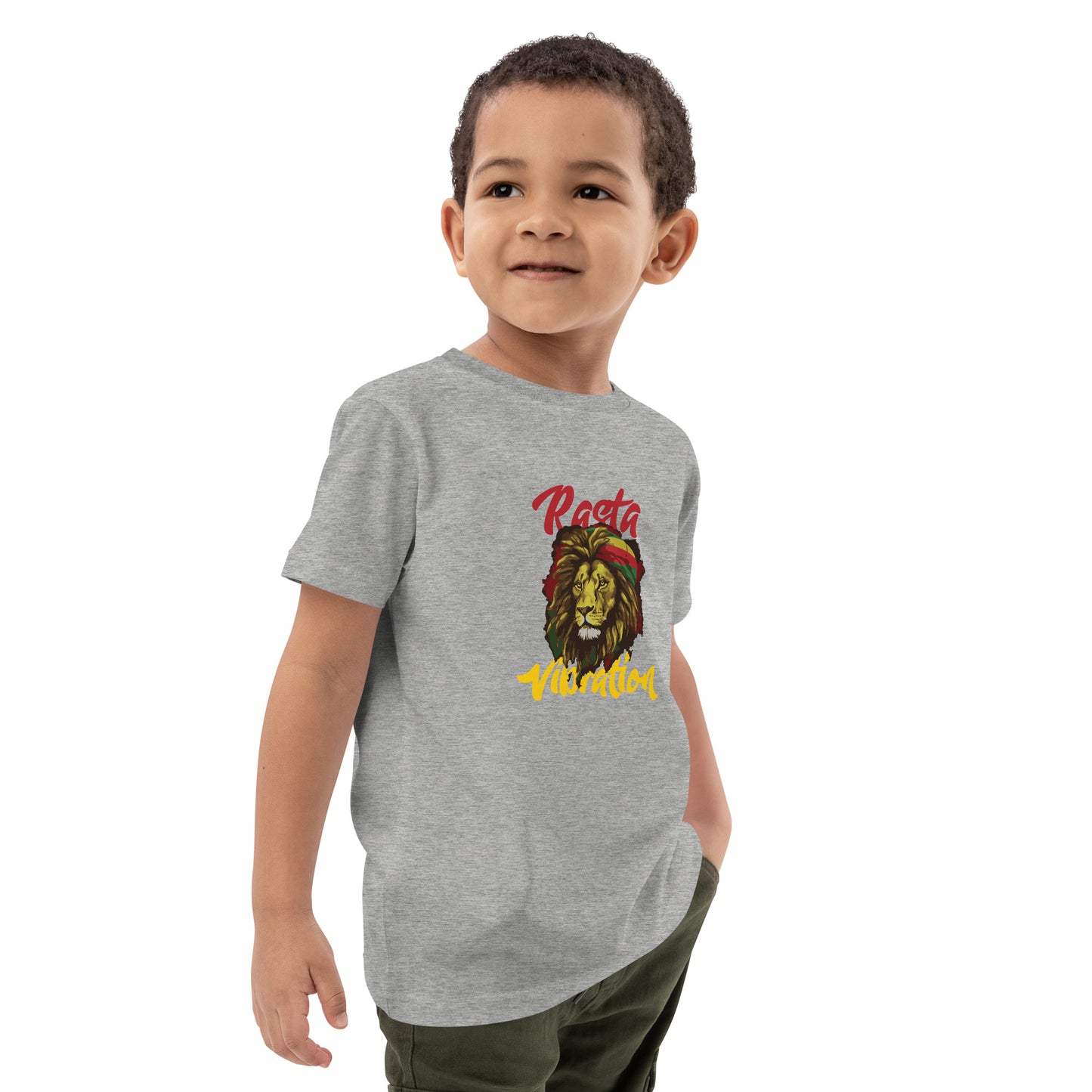 Biologisch katoenen kinder t-shirt "Rasta Vibration".