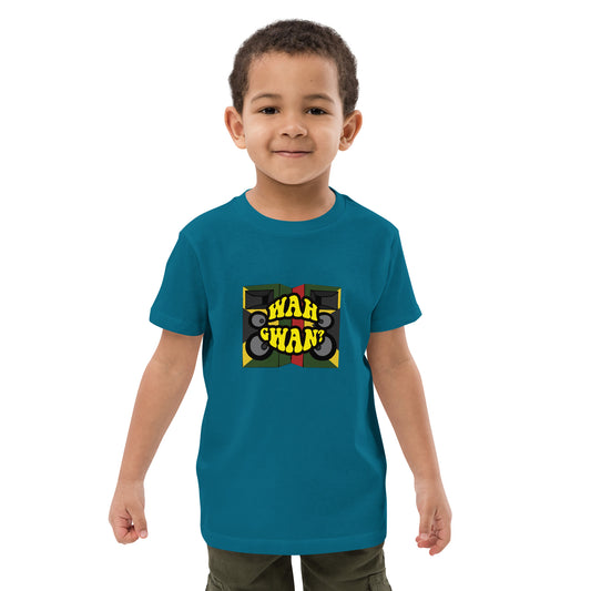 Organic cotton kids "Wah Gwan" t-shirt