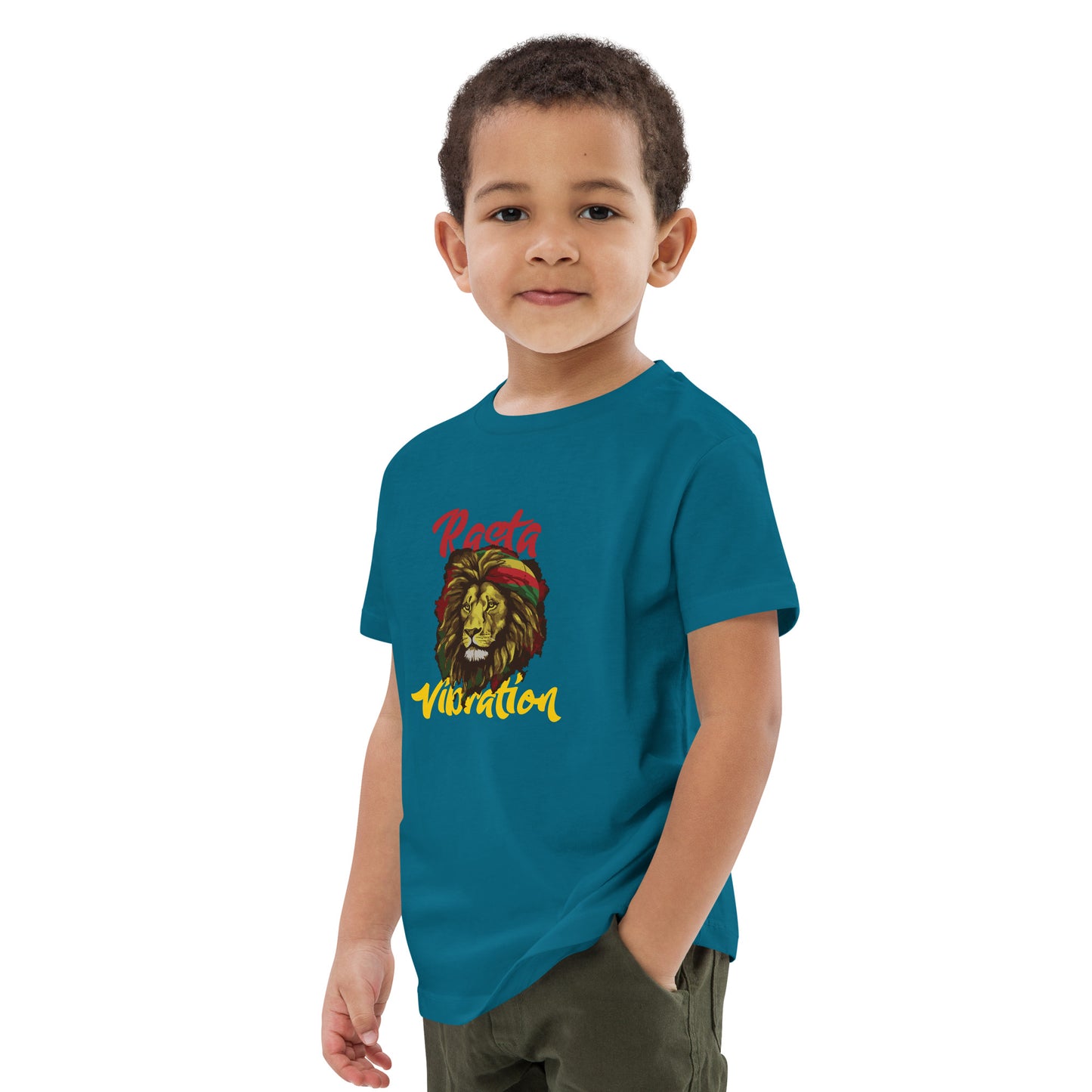 Organic cotton kids "Rasta Vibration" t-shirt