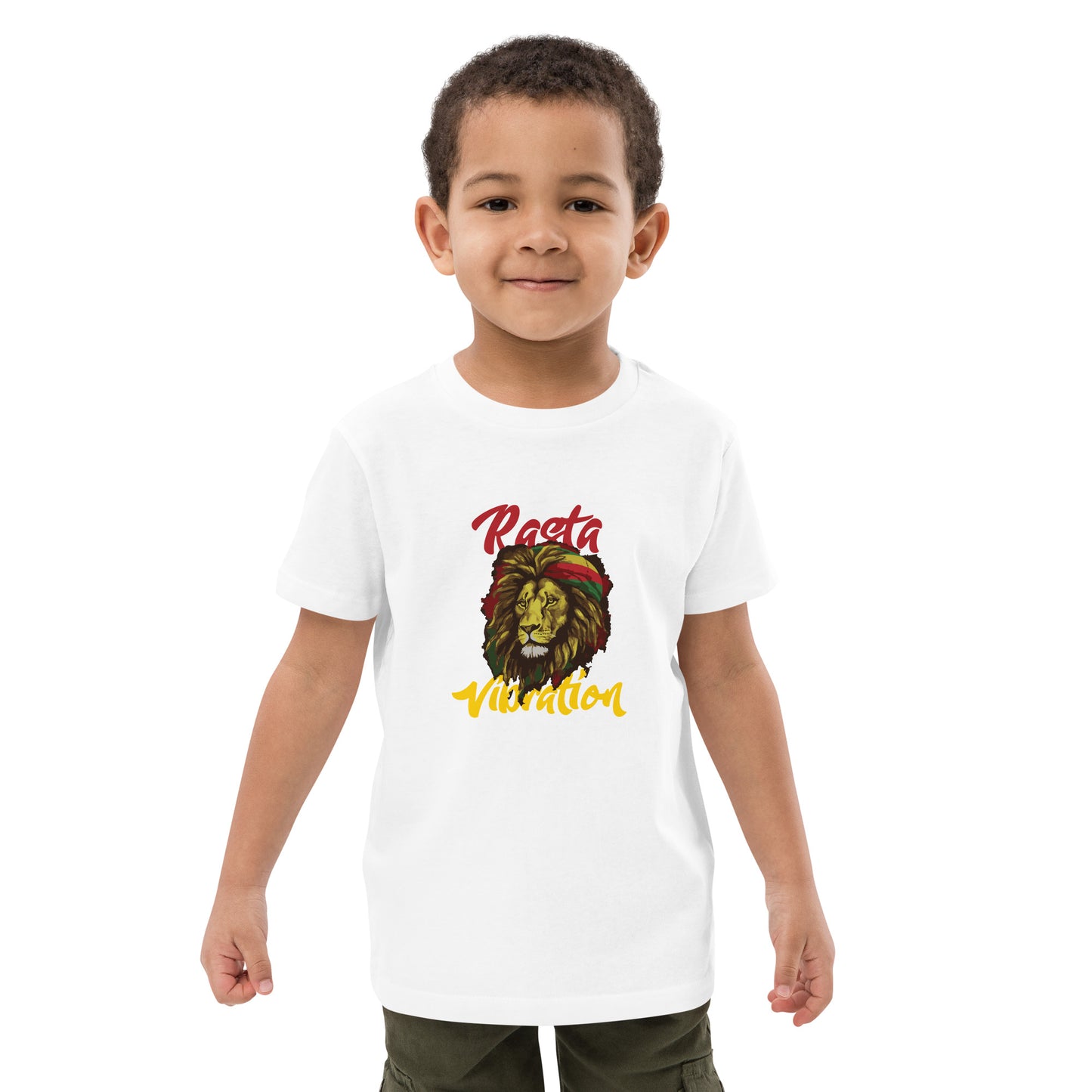 Biologisch katoenen kinder t-shirt "Rasta Vibration".