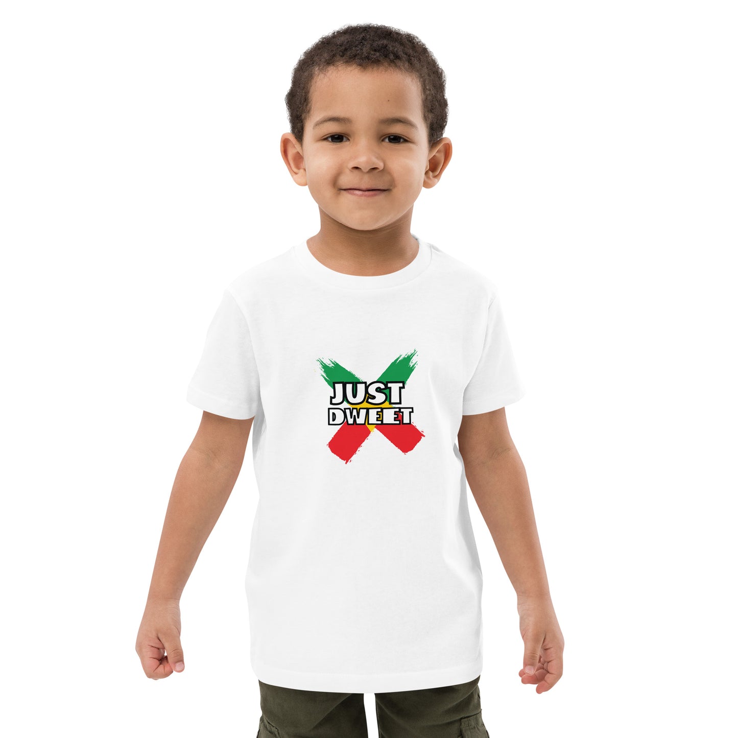 Organic cotton kids "Just Dweet" t-shirt