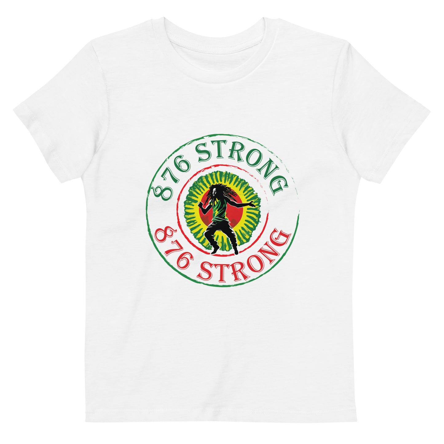 Biologisch katoenen kinder t-shirt "876 Strong".