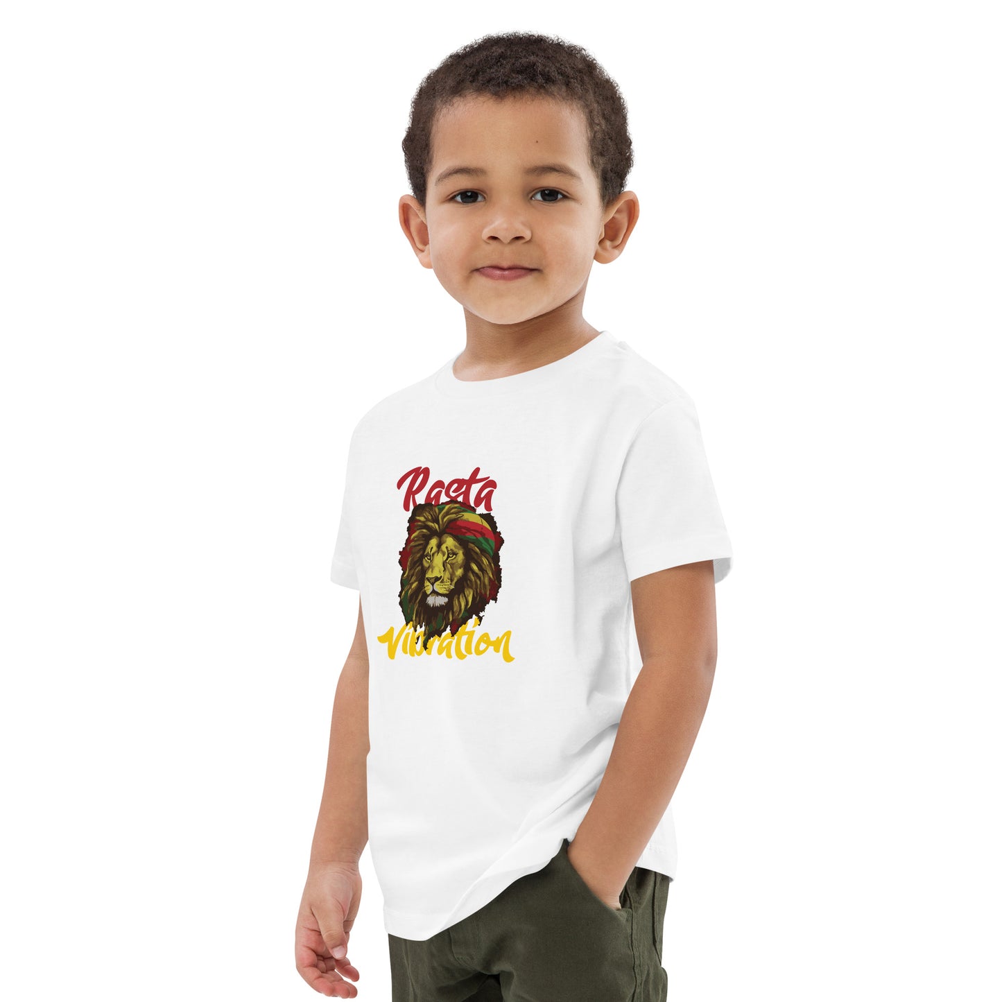 Organic cotton kids "Rasta Vibration" t-shirt