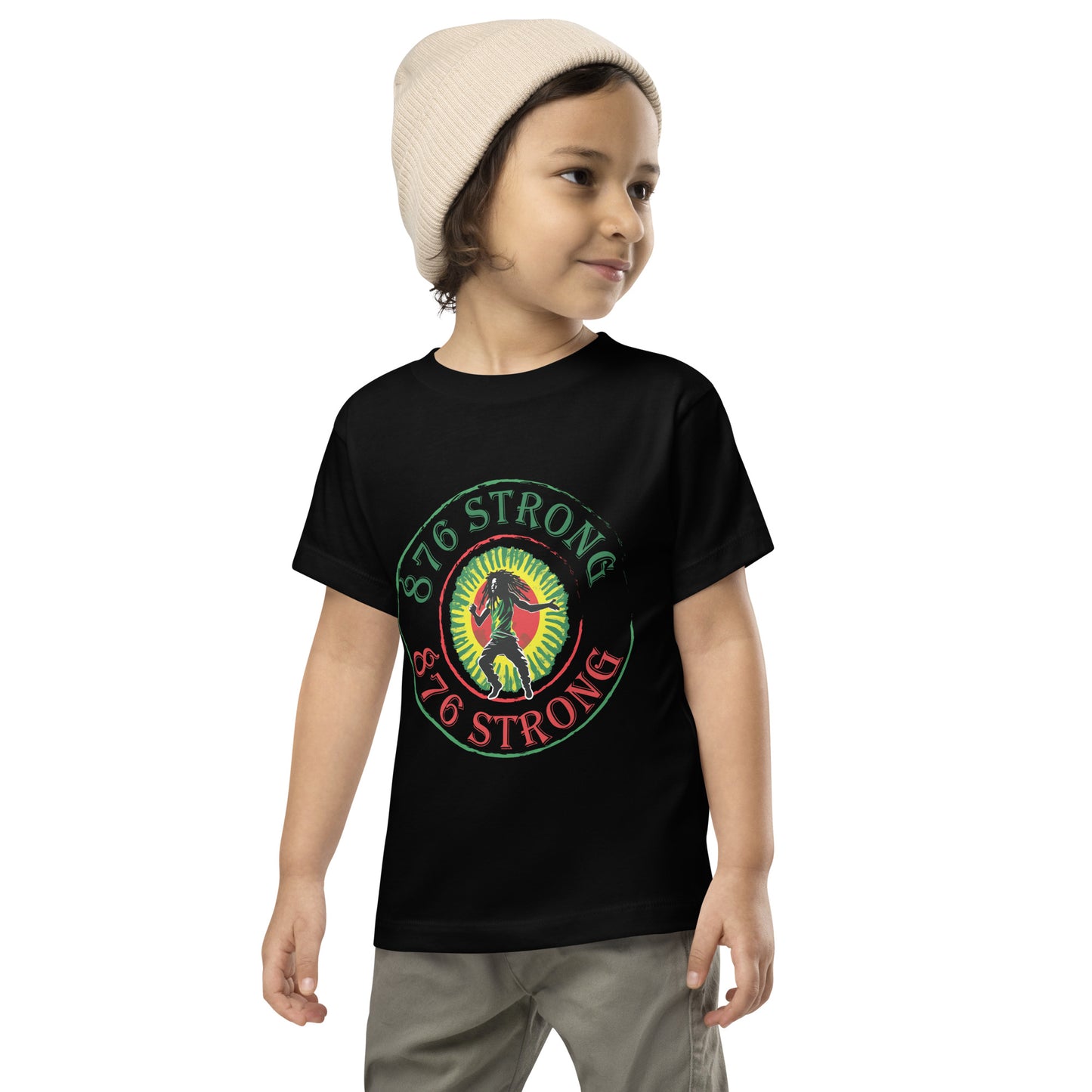 T-shirt à manches courtes pour tout-petits « 876 Strong »