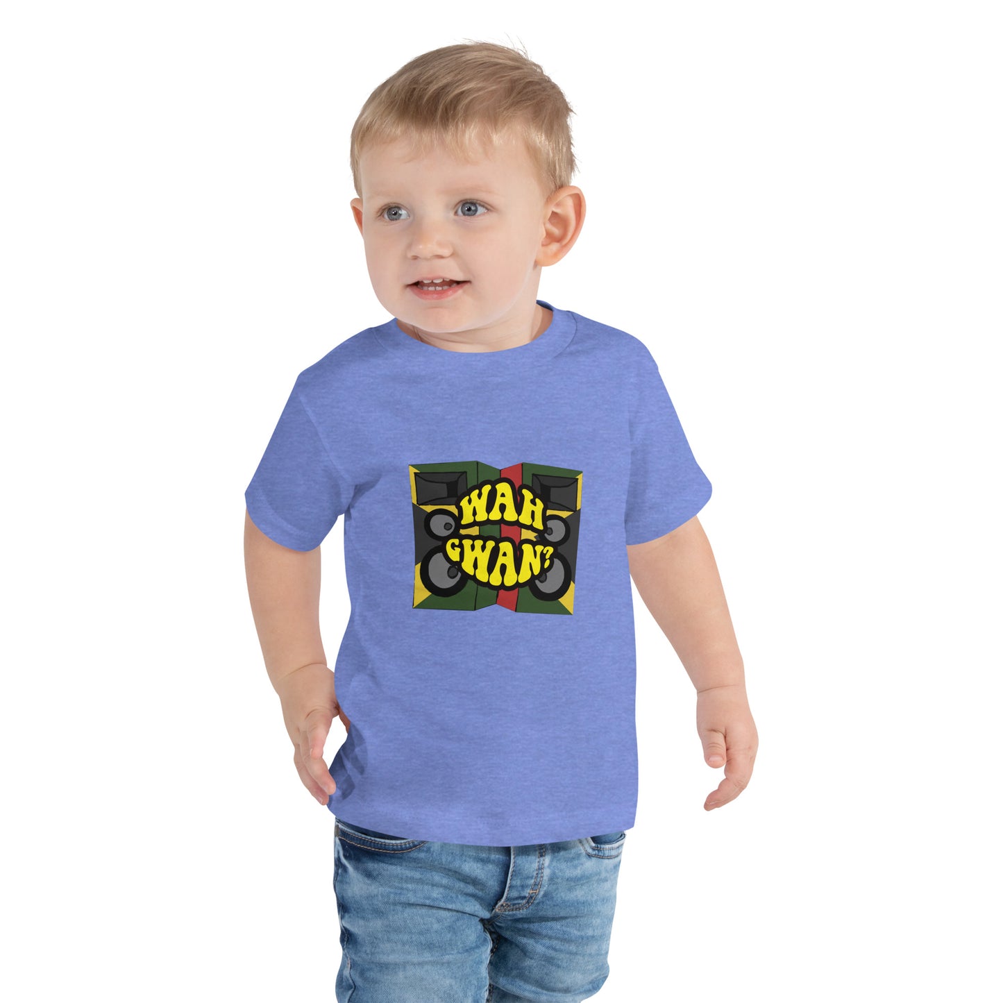 "Wah Gwan" T-shirt met korte mouwen voor peuters