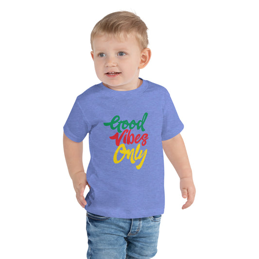 Toddler Short Sleeve "Good Vibes Only" Tee