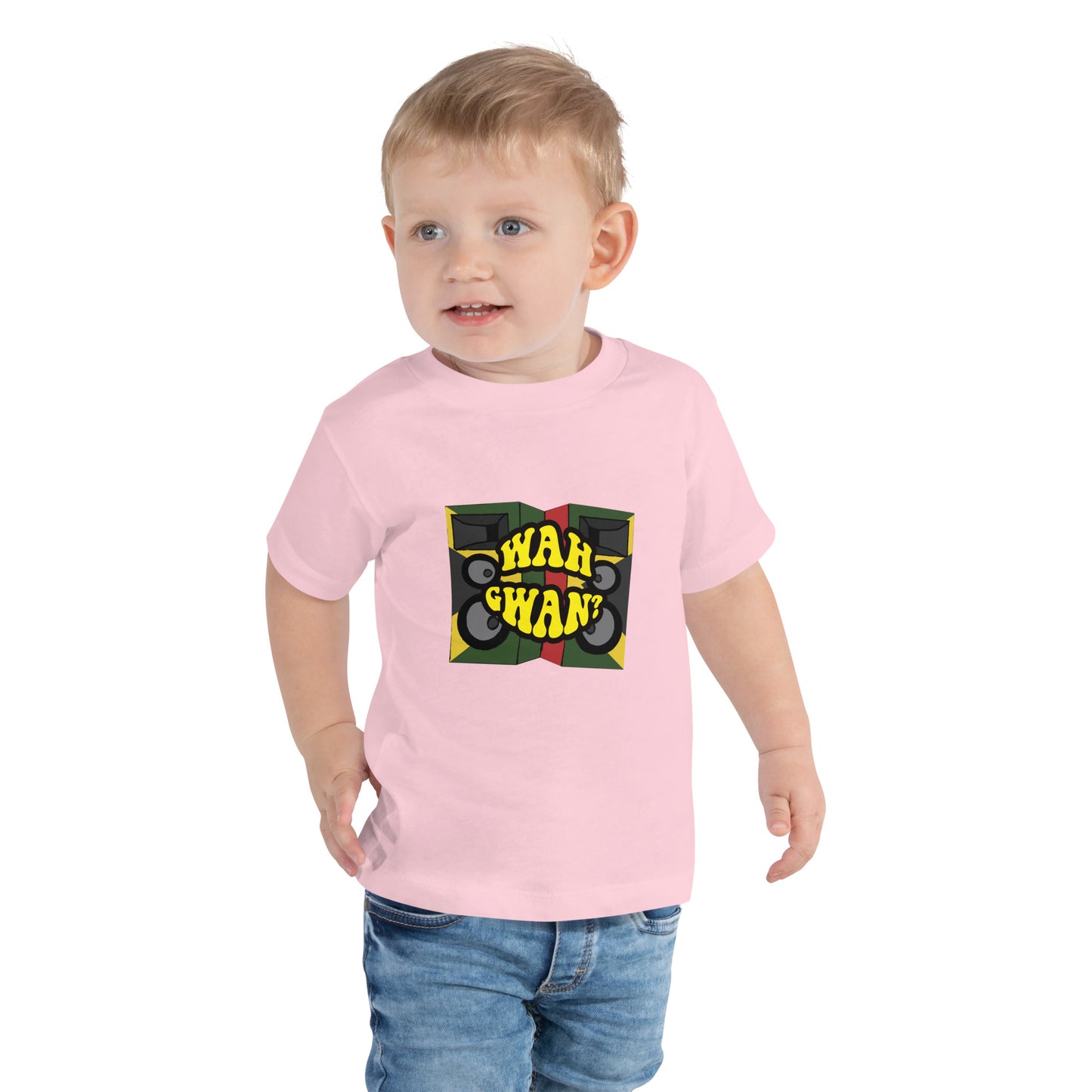 "Wah Gwan" T-shirt met korte mouwen voor peuters