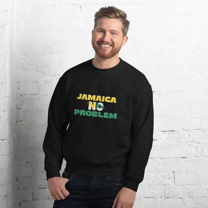 Sweatshirt unisexe "Jamaica No Problem" édition blanche