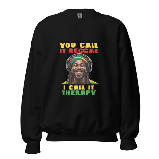 Sweat-shirt unisexe « Reggae is Therapy »
