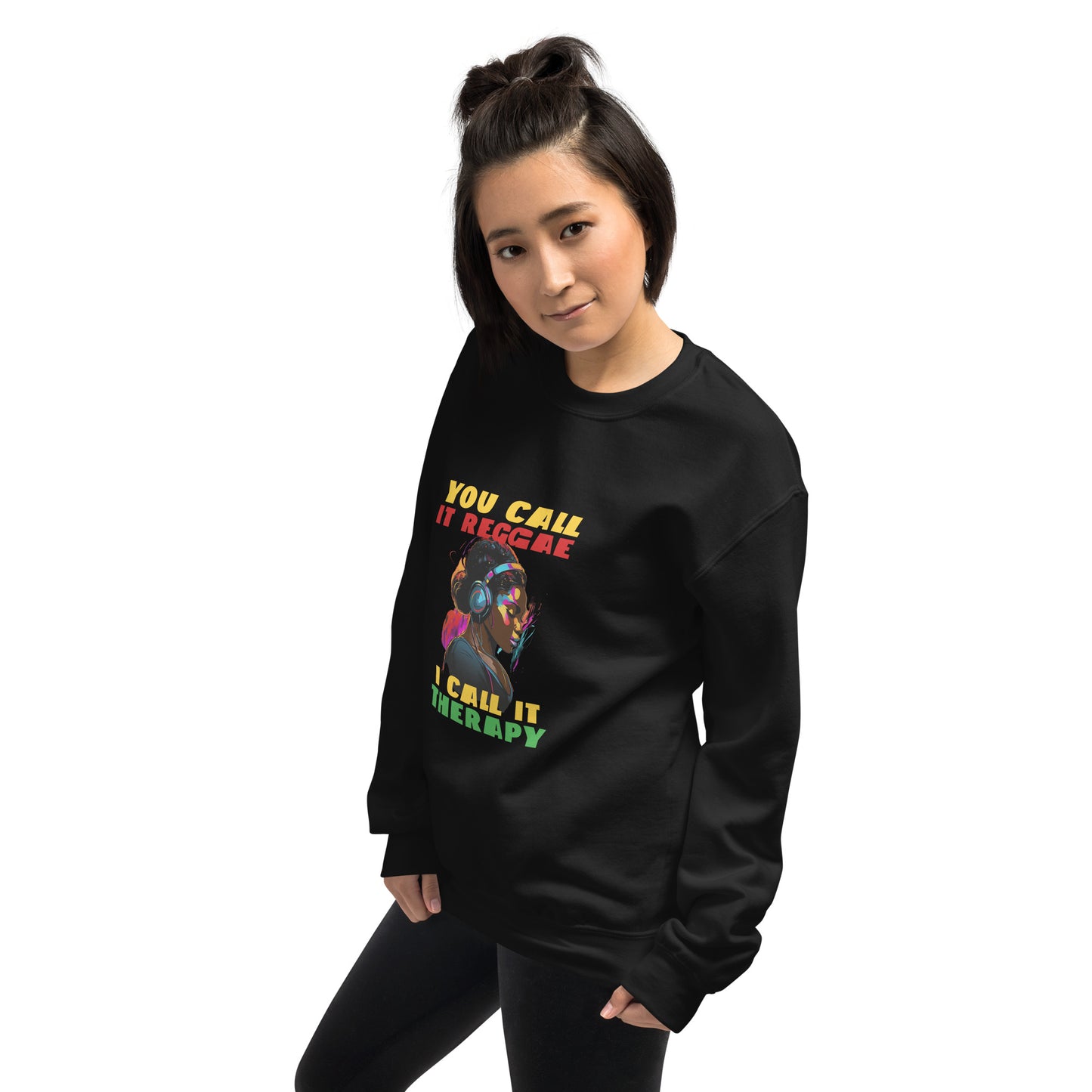 Sweat-shirt unisexe « Reggae is Therapy »