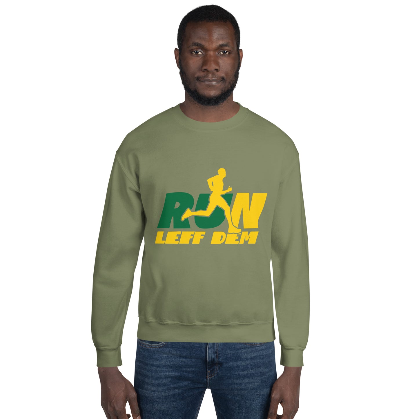 Sweat-shirt unisexe « Run Leff Dem »