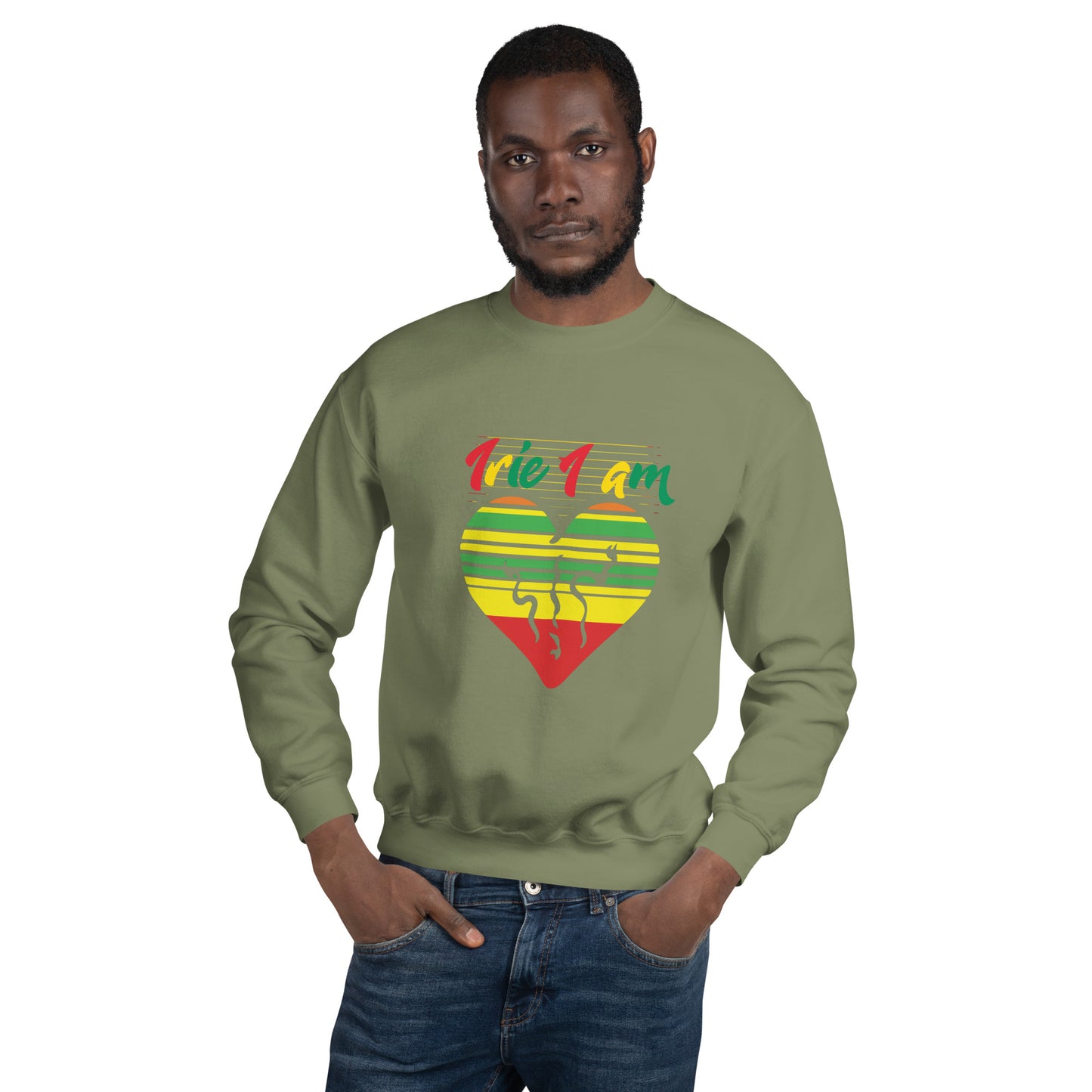 Sweat-shirt unisexe « Irie I Am »