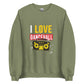 Sweat unisexe "I Love Dancehall" - Édition blanche