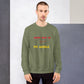 Unisex sweatshirt met "hartslag".