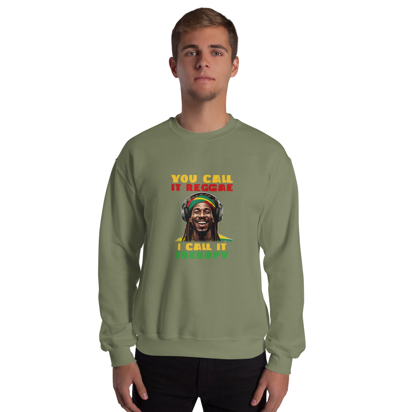 Sweat-shirt unisexe « Reggae is Therapy »