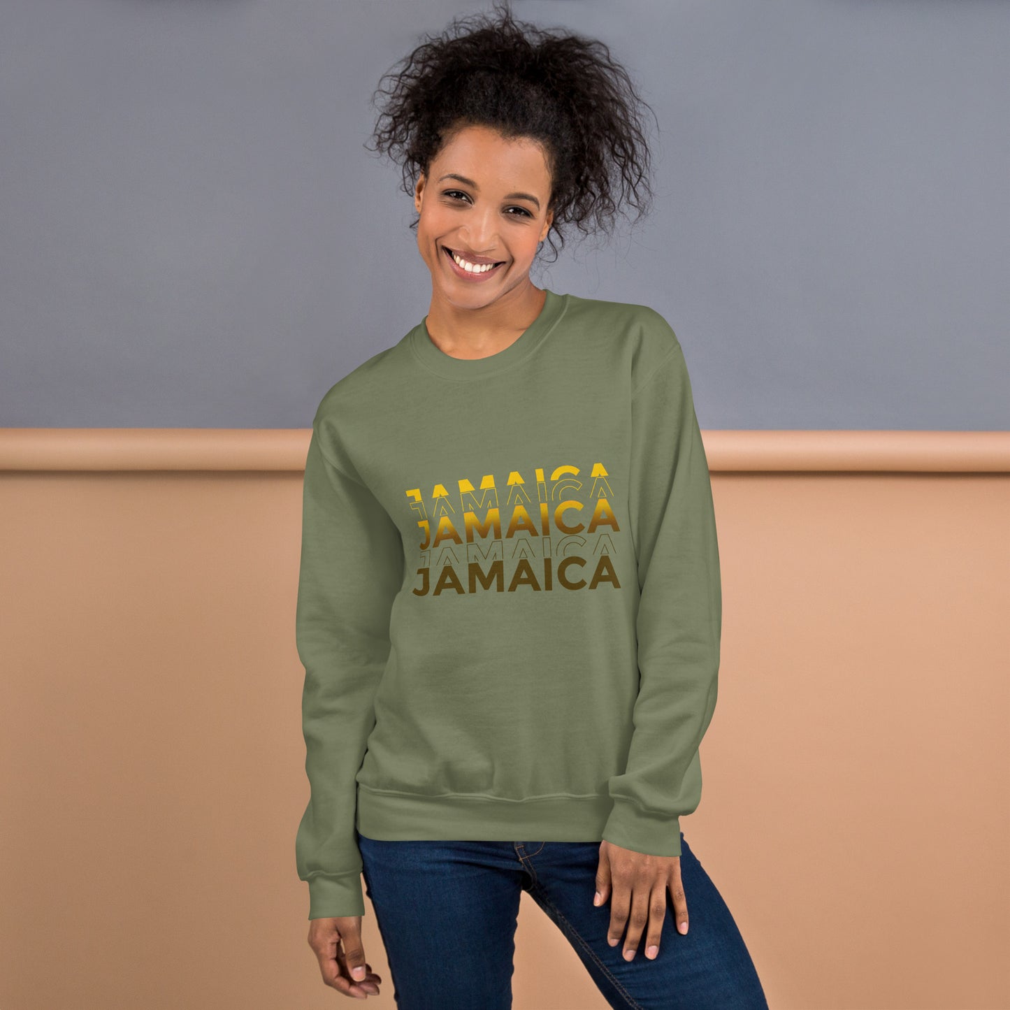 Sweat-shirt unisexe "Jamaica Gold"