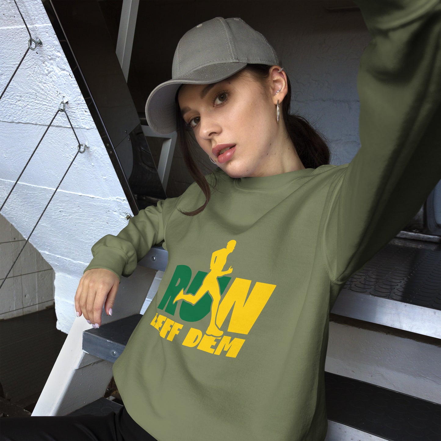 Unisex "Run Leff Dem" Sweatshirt