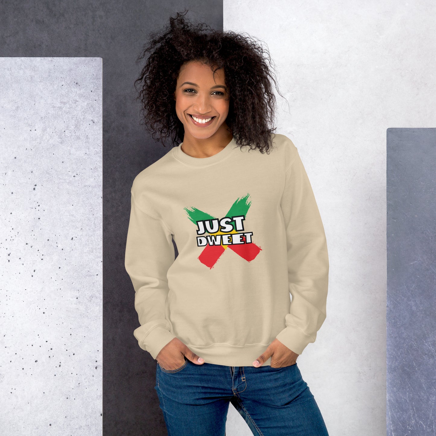 Sweat-shirt unisexe « Just Dweet »