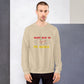 Unisex sweatshirt met "hartslag".