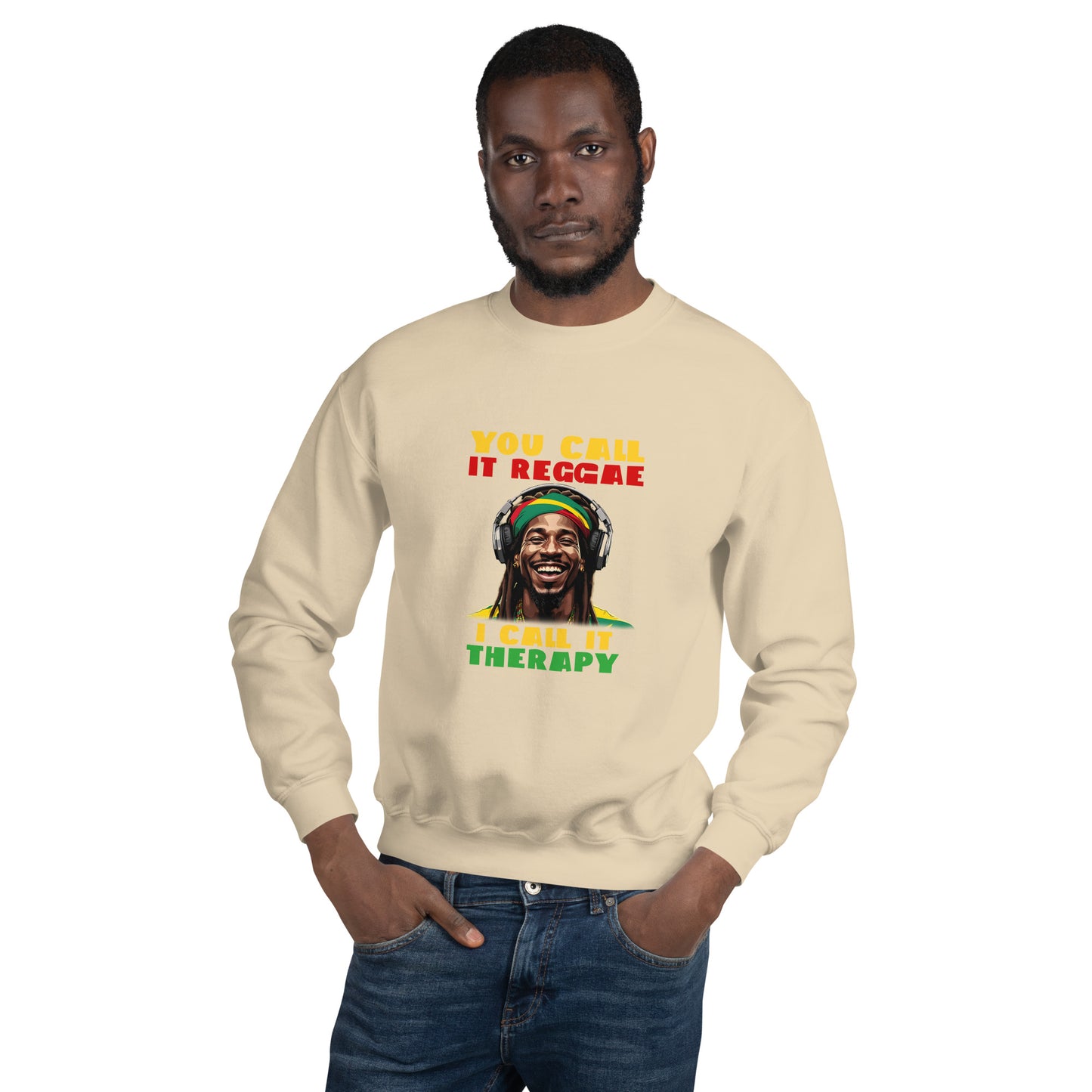 Sweat-shirt unisexe « Reggae is Therapy »