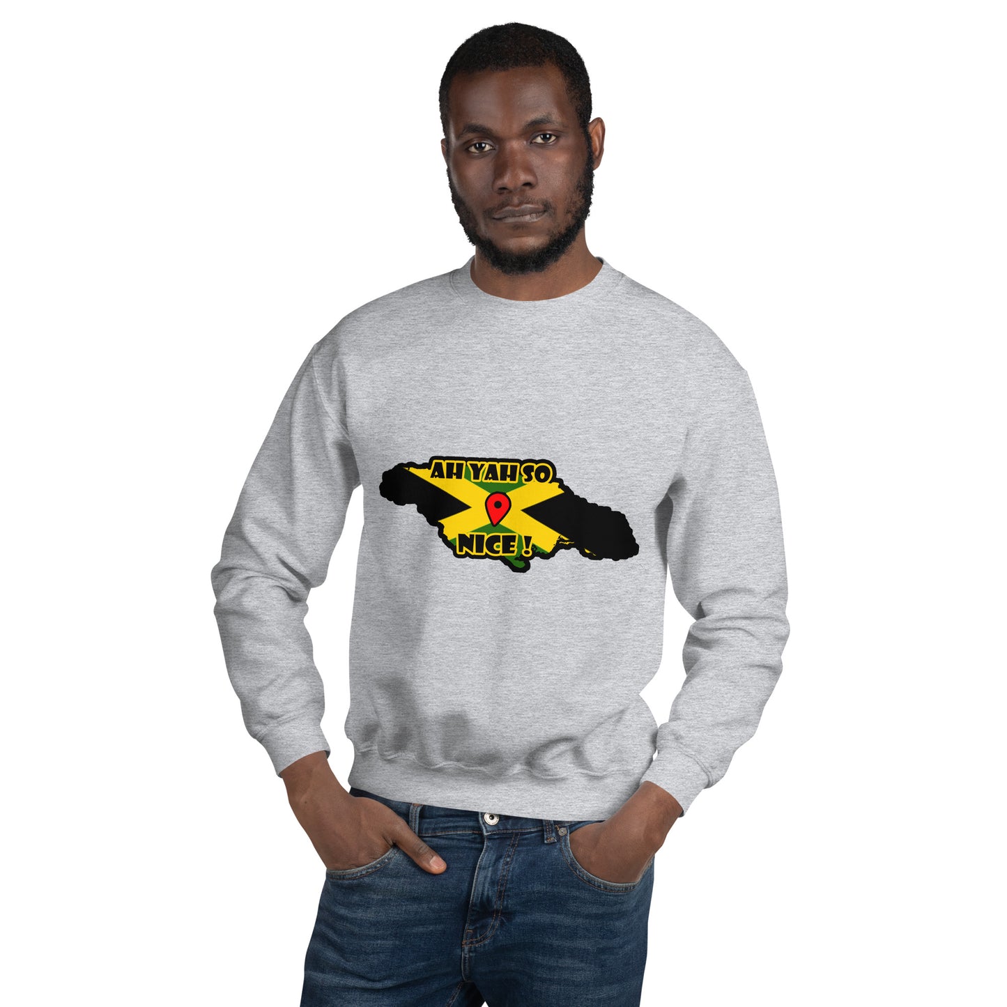 Sweat-shirt unisexe « Ah Yahso Nice »