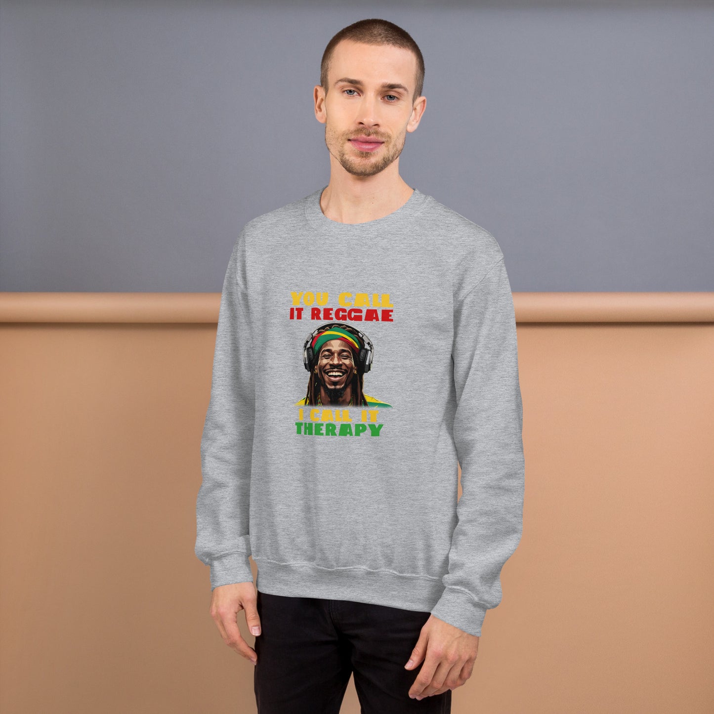 Sweat-shirt unisexe « Reggae is Therapy »