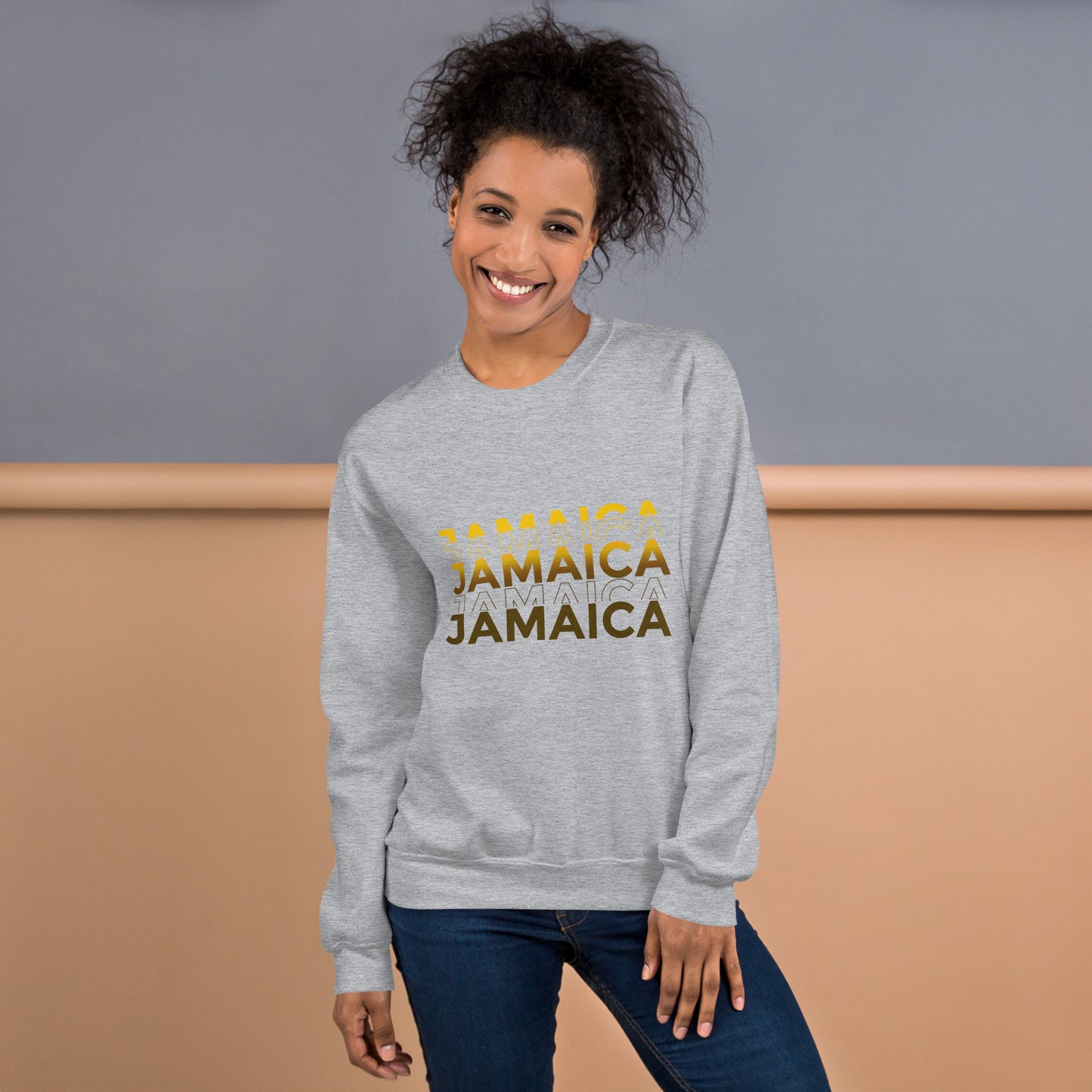 Sweat-shirt unisexe "Jamaica Gold"