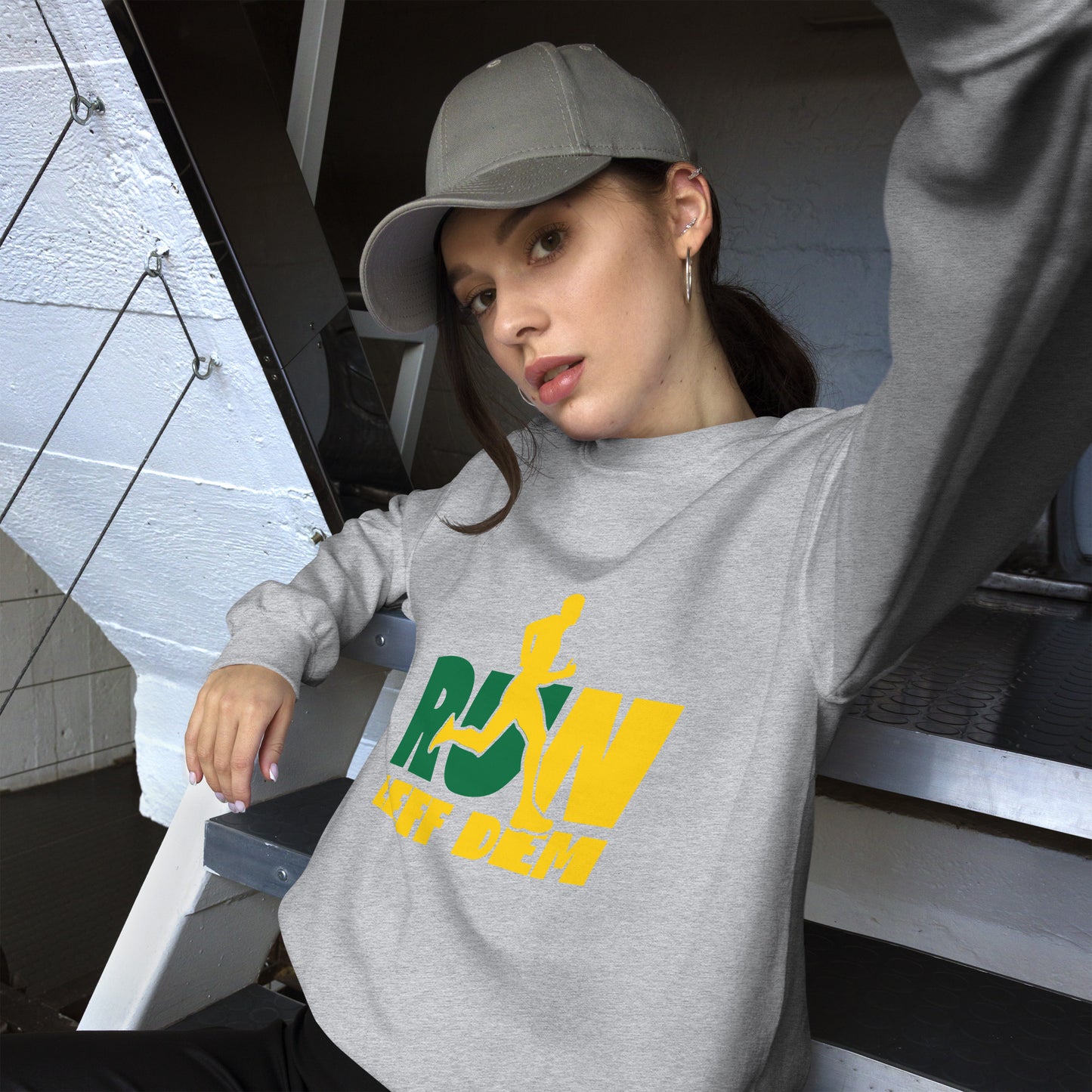 Unisex "Run Leff Dem" Sweatshirt