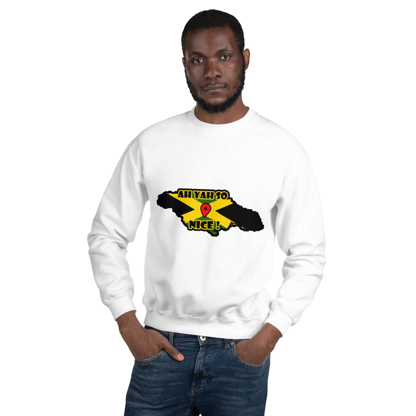 Sweat-shirt unisexe « Ah Yahso Nice »