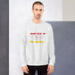 Unisex sweatshirt met "hartslag".