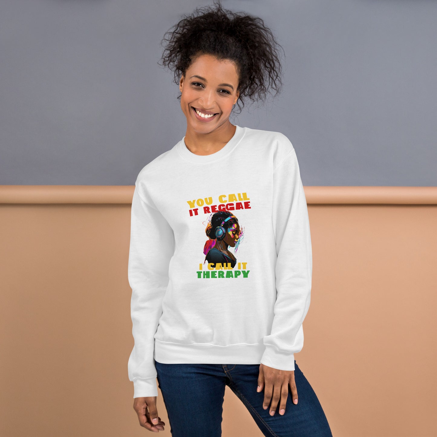 Sweat-shirt unisexe « Reggae is Therapy »