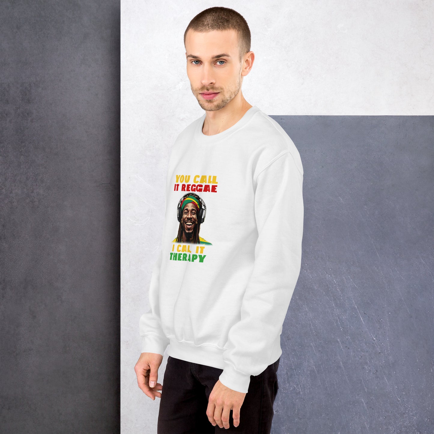 Unisex "Reggae is Therapy" Sweatshirt