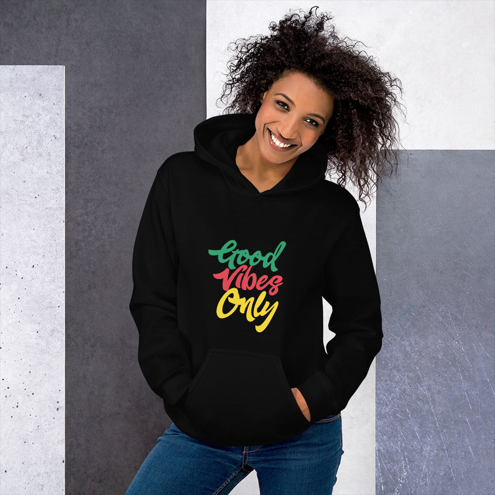 Sweat à capuche unisexe « Good Vibes Only »