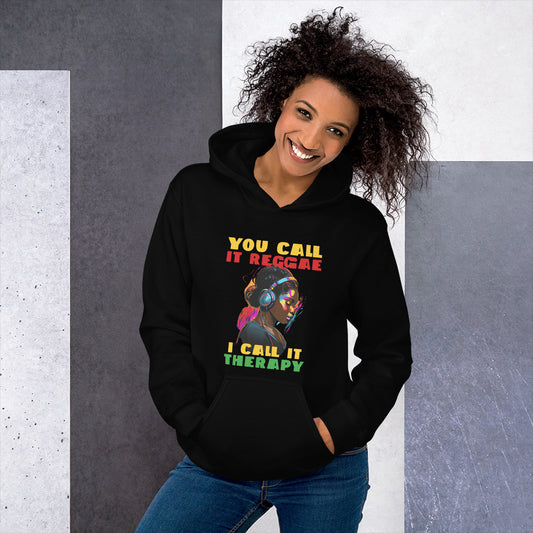 Unisex "Reggae is Therapy" Hoodie